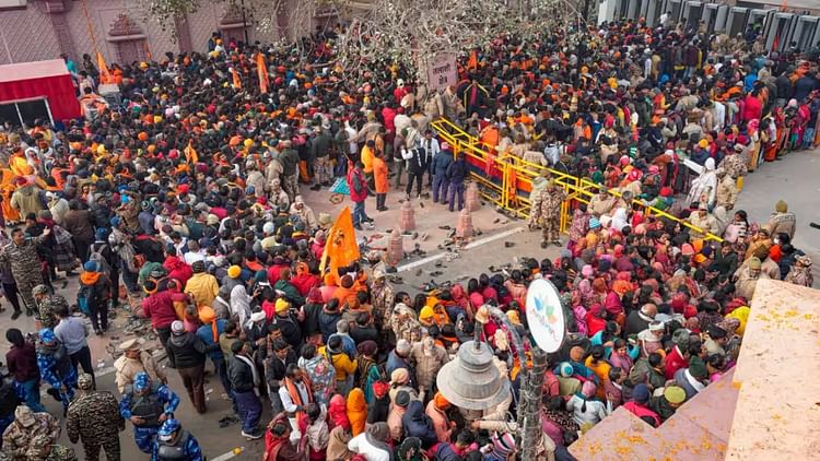 You are currently viewing Ram Mandir Darshan: The Crowd Came Five Times More Than Expected, The Trust Took A Big Decision To Handle It – Amar Ujala Hindi News Live