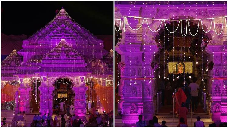 You are currently viewing Ram Temple Illuminated With Flowers And Colorful Lights – Amar Ujala Hindi News Live