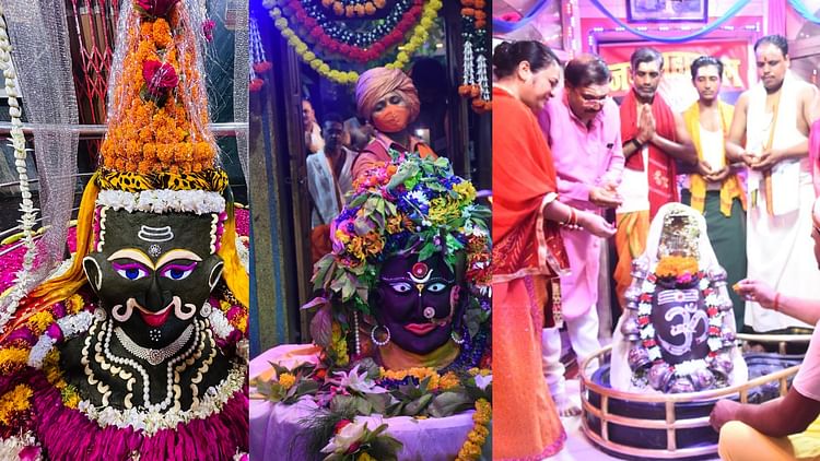 You are currently viewing First Monday of Sawan: A wave of faith swelled in Shiva temples, the grand aarti of Mankameshwar captivated the mind, pictures