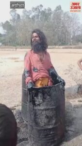 Read more about the article Ayodhya: Amazing spectacle in Ramnagari, saints trapped in the coal tar for several hours