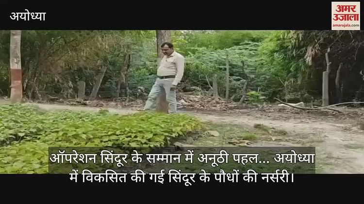 You are currently viewing Unique initiative in honor of Operation Sindoor … Nursery of sindoor plants developed in Ayodhya