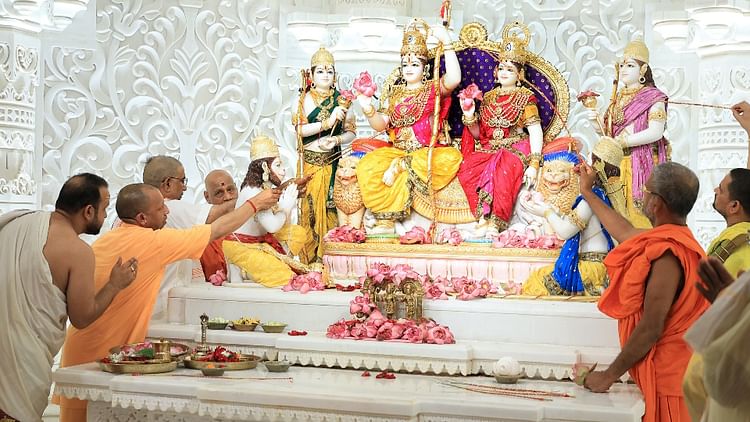 Read more about the article Ram Mandir Sita ram ram royal splendor is batcoming visible
