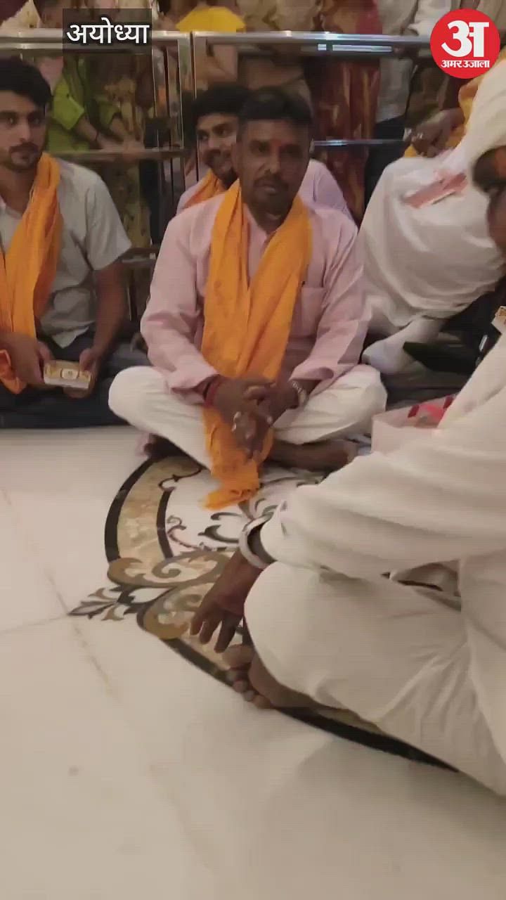 You are currently viewing VIDEO: Ayodhya: Ram Mandir Trust President visited Ramlala