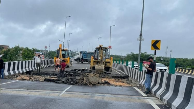 You are currently viewing Ayodhya: Six months ago overbridge, built at a cost of Rs 150 crore, collapsed, many questions standing on quality
